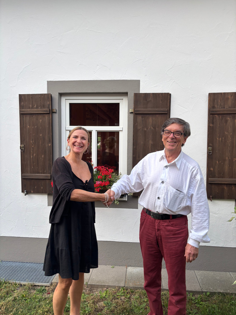 Übergabe bei der AfB Oberfranken